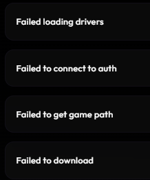 CS2 internal failed loading drivers